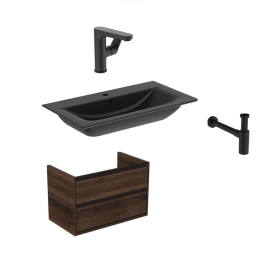 Ванная комната комплект IdealStandard 380000 чёрный.